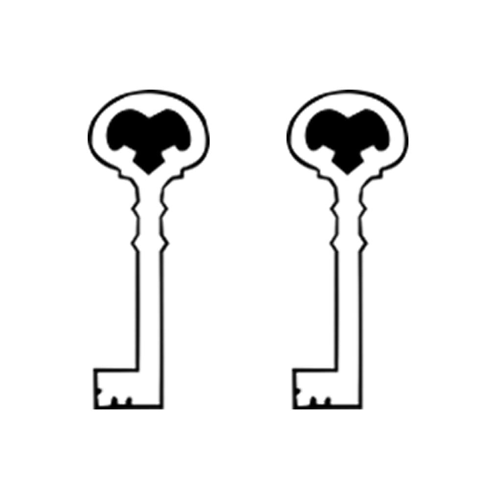 Set of 2 x Palestine Key Iron on Transfer for fabric Free Palestine symbol