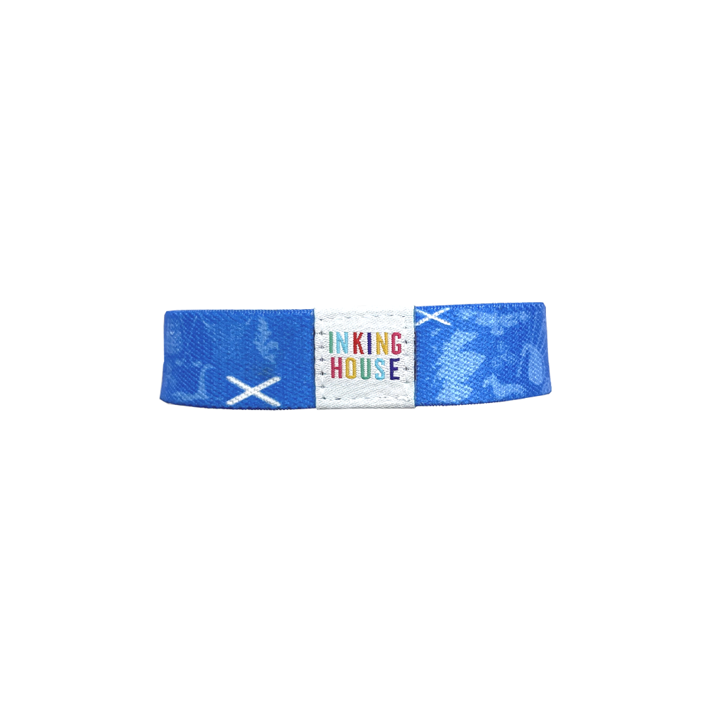 Scotland elastic Wrist band wristband Scottish Flag Celtic symbols