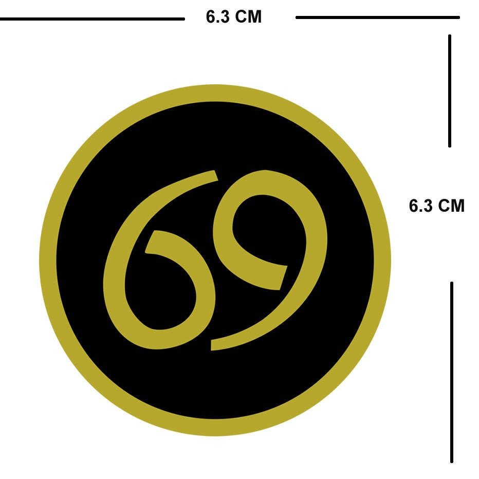 Set of 2 69 Position Iron on Screen print Patch for fabric transfer Machine Washable Sex Position Badge