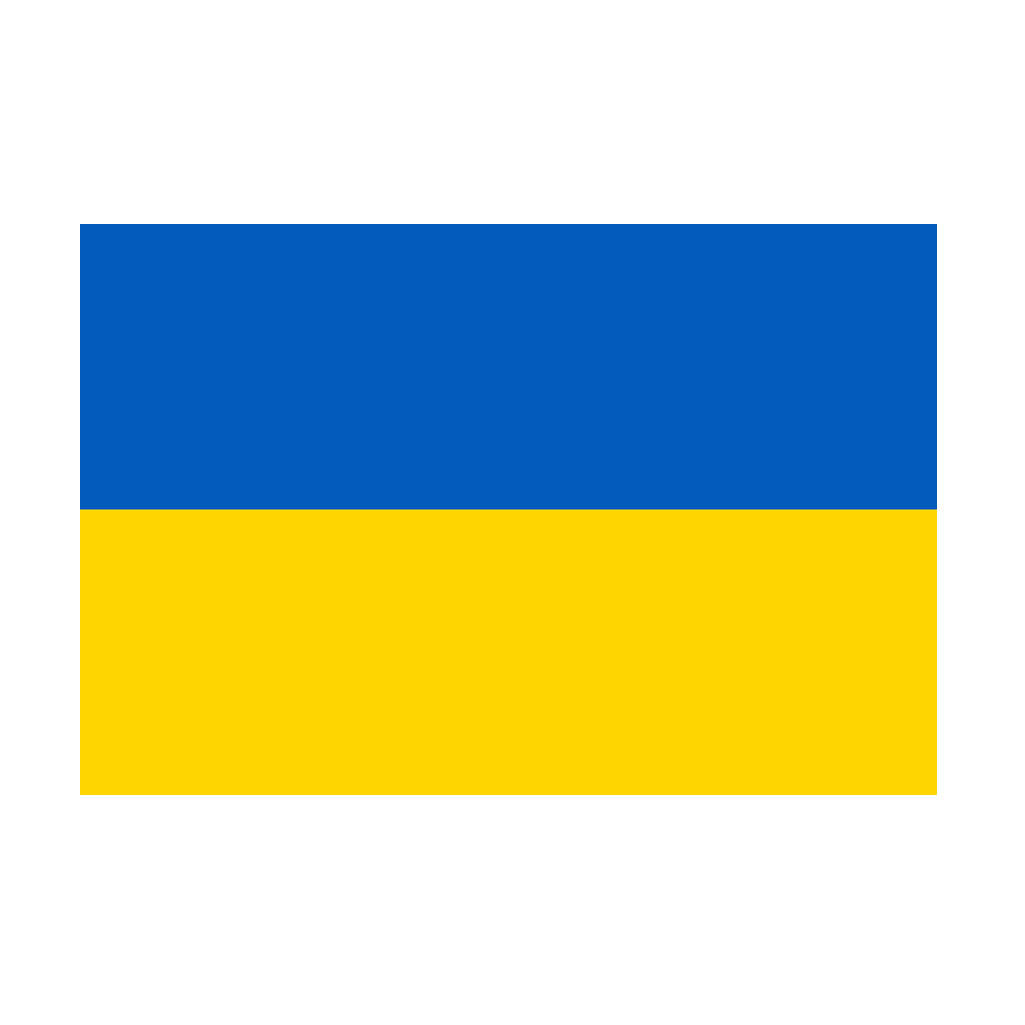 Set of 2 UKRAINE Flag Iron on Screen Print Transfers for Fabrics Machine Washable UKRAINIAN Flag patch