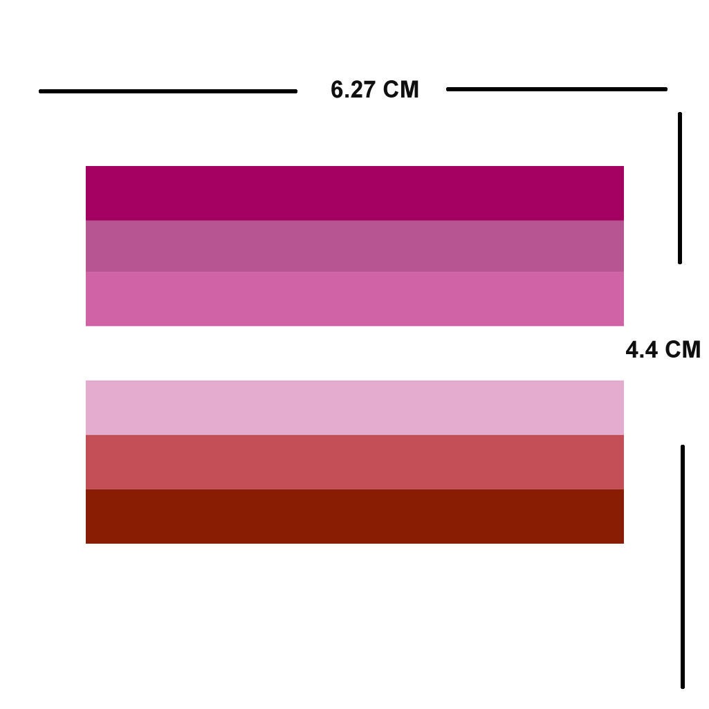 Set of 2 LGBT Pride Flag Iron on Screen Print Transfers for Fabrics Machine Washable Gay lesbian Pride Flag patch