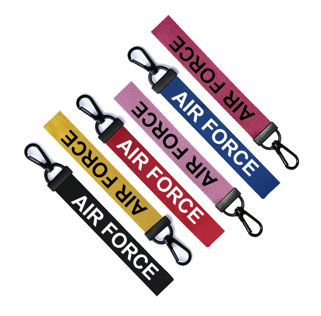 Air Force Key ring Luggage Tag Zipper Pull Cabin Pilot Key Chain