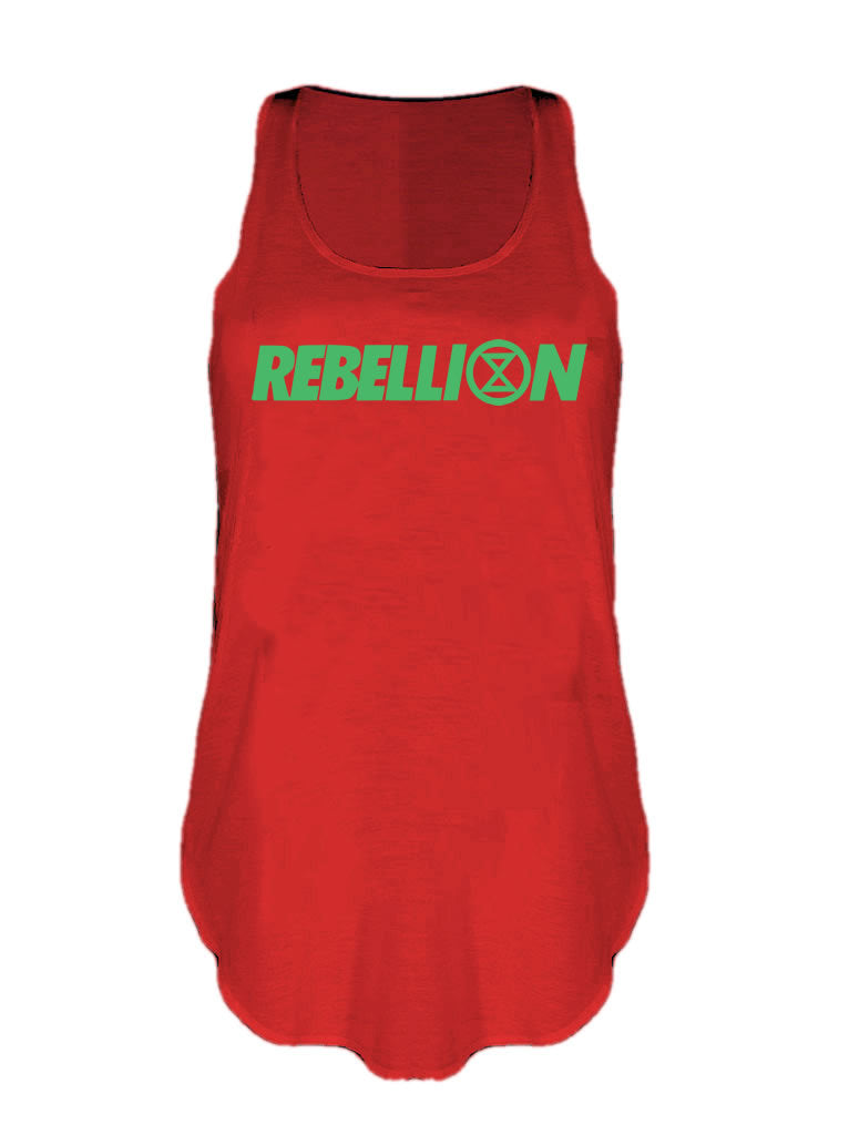 Rebellion unisex print Tank Top Extinction Rebellion Singlet Rebel
