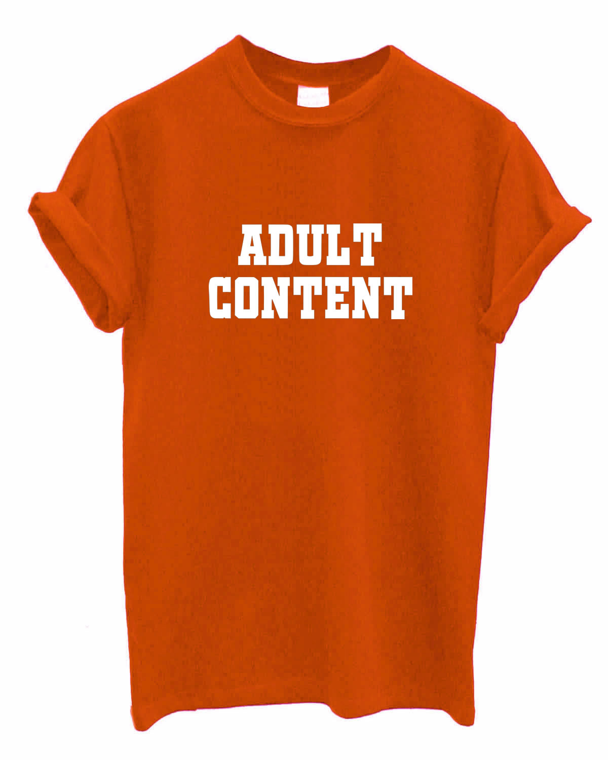Adult Content printed Tshirt top T-shirt colours available