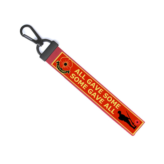 Poppy remembrance day Key Chain Luggage Tag Zipper Pull Bag Ring Key Ring D day lest we forget armistice day