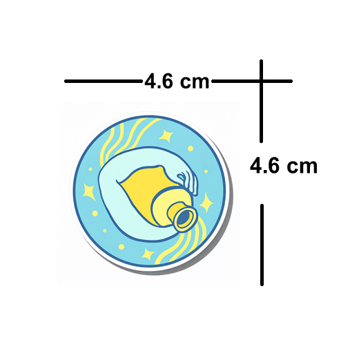 4 x Your zodiac star sign Vinyl Sticker Waterproof Matte label