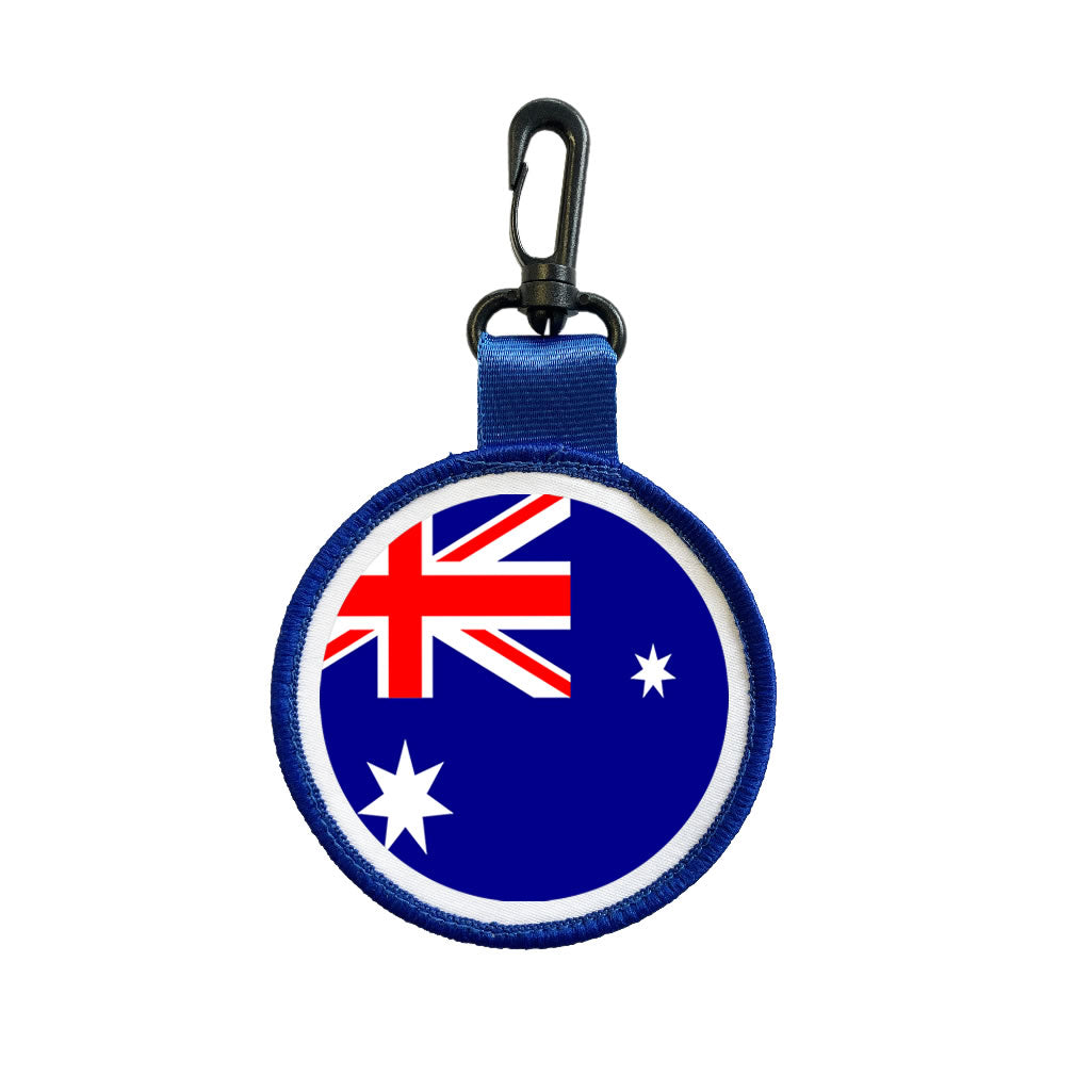 Australia Flag Luggage Tag Pull Bag Key Ring Keyring bag charm Australian Team