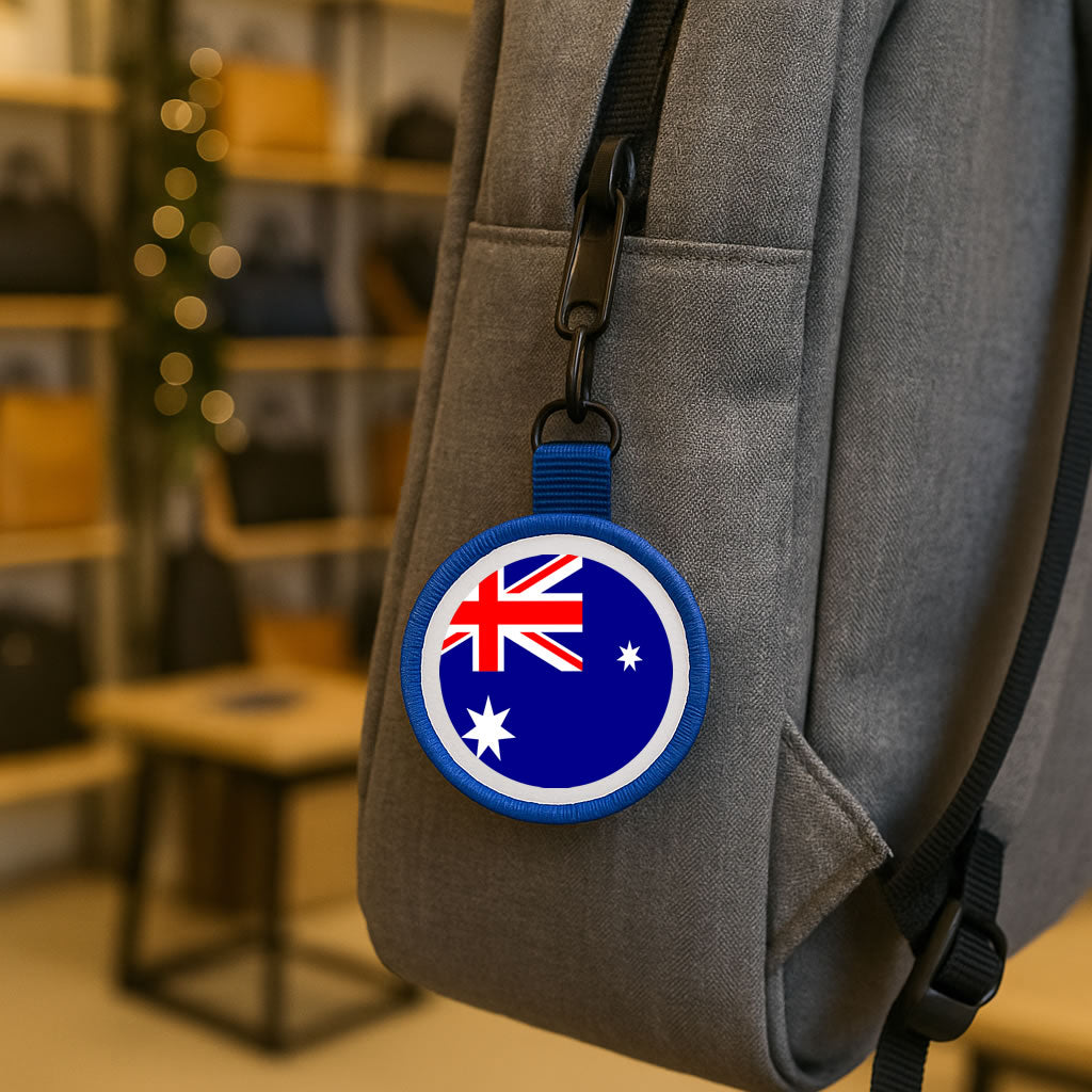 Australia Flag Luggage Tag Pull Bag Key Ring Keyring bag charm Australian Team