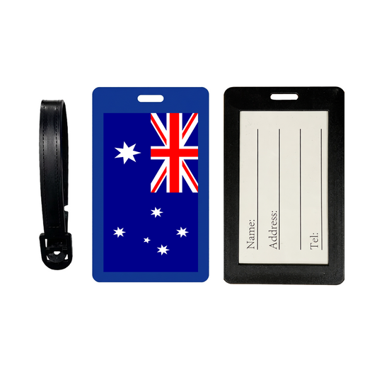 Australia Flag Suitcase Tag –Luggage Tag, Travel ID Australian Aussie Team