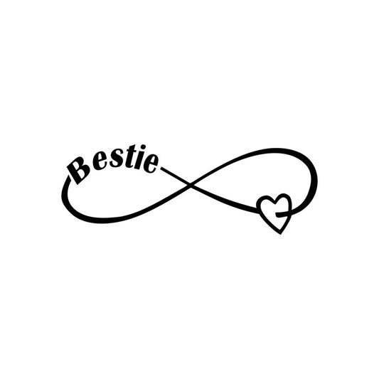 Bestie eternal love TEMPORARY TATTOO valentine best friends besties