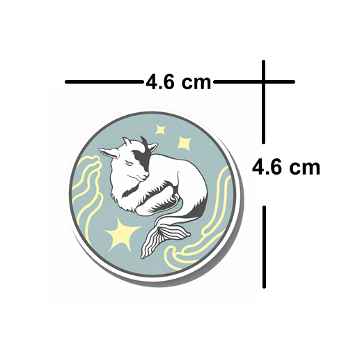 4 x Your zodiac star sign Vinyl Sticker Waterproof Matte label