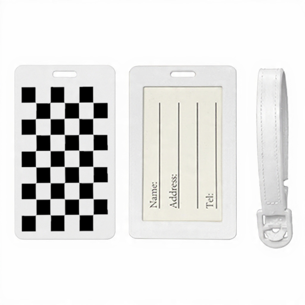 Chequered Flag Suitcase Tag,  Luggage Tag, Travel ID Bag Racing finish line
