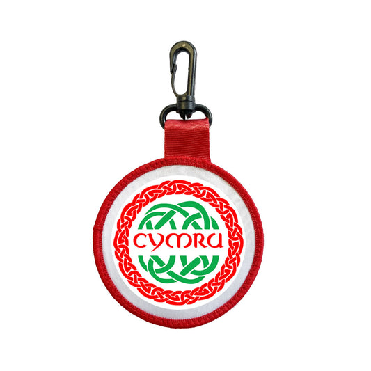 Cymru Tag Pull Bag Key Ring Keyring Celtic wales Welsh Symbol