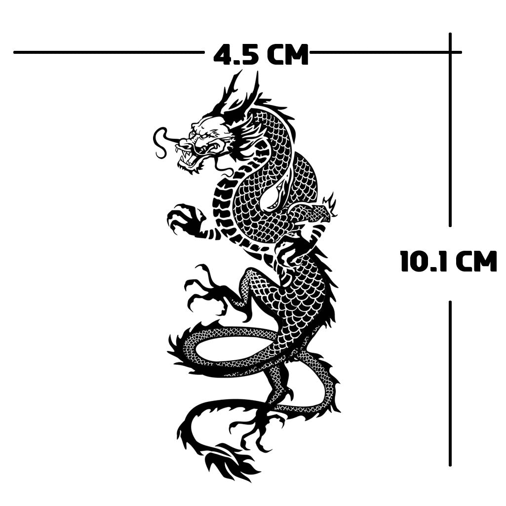 Dragon TEMPORARY TATTOO  long lasting waterproof tats