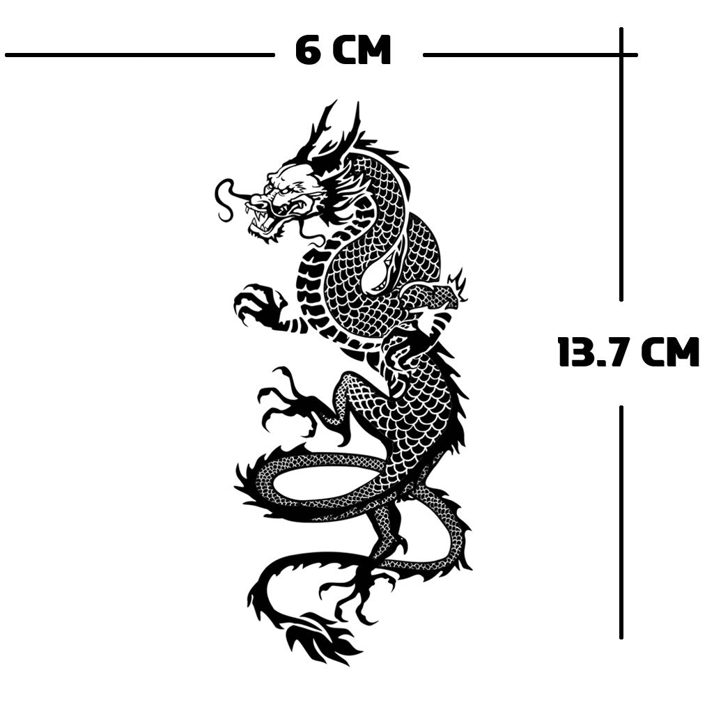 Dragon Iron on DIY Screen Print Transfer patch for fabrics