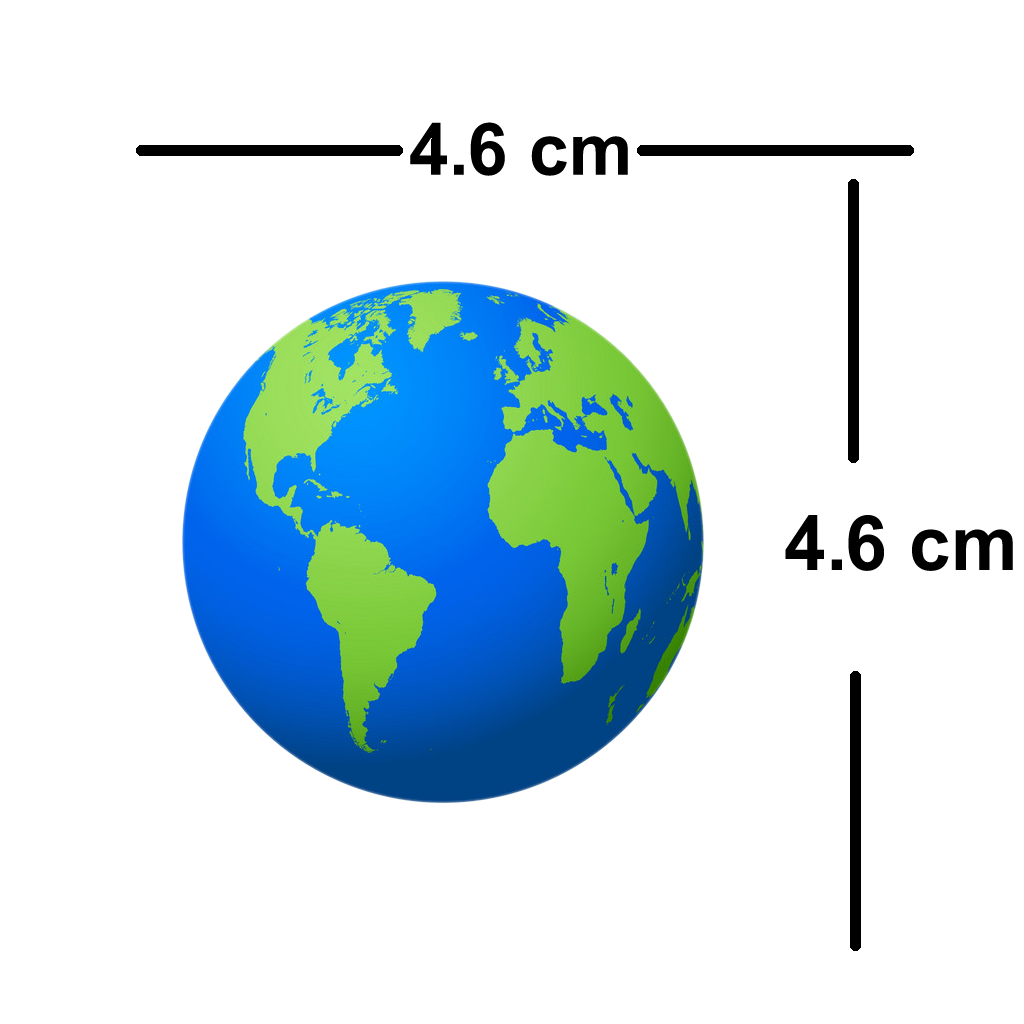 4 PACK Planet Earth / Globe waterproof Matte vinyl sticker paper world map