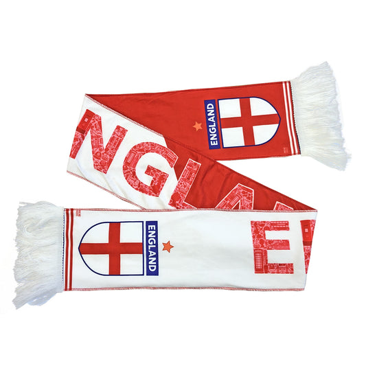 England National Team Supporter Scarf Football Soccer World Cup Football Scarf for Sporting Events Fans