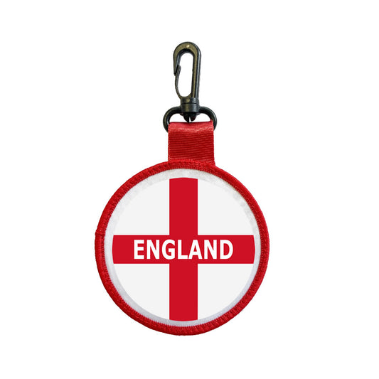 England Flag Luggage Tag Pull Bag Key Ring Keyring English UK