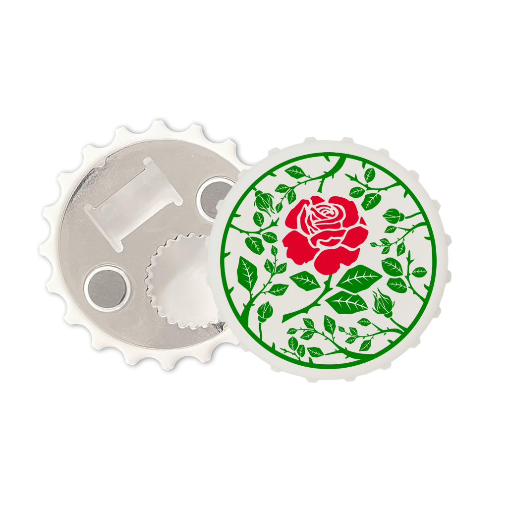 England Rose Magnetic bottle cap opener fridge magnet English team