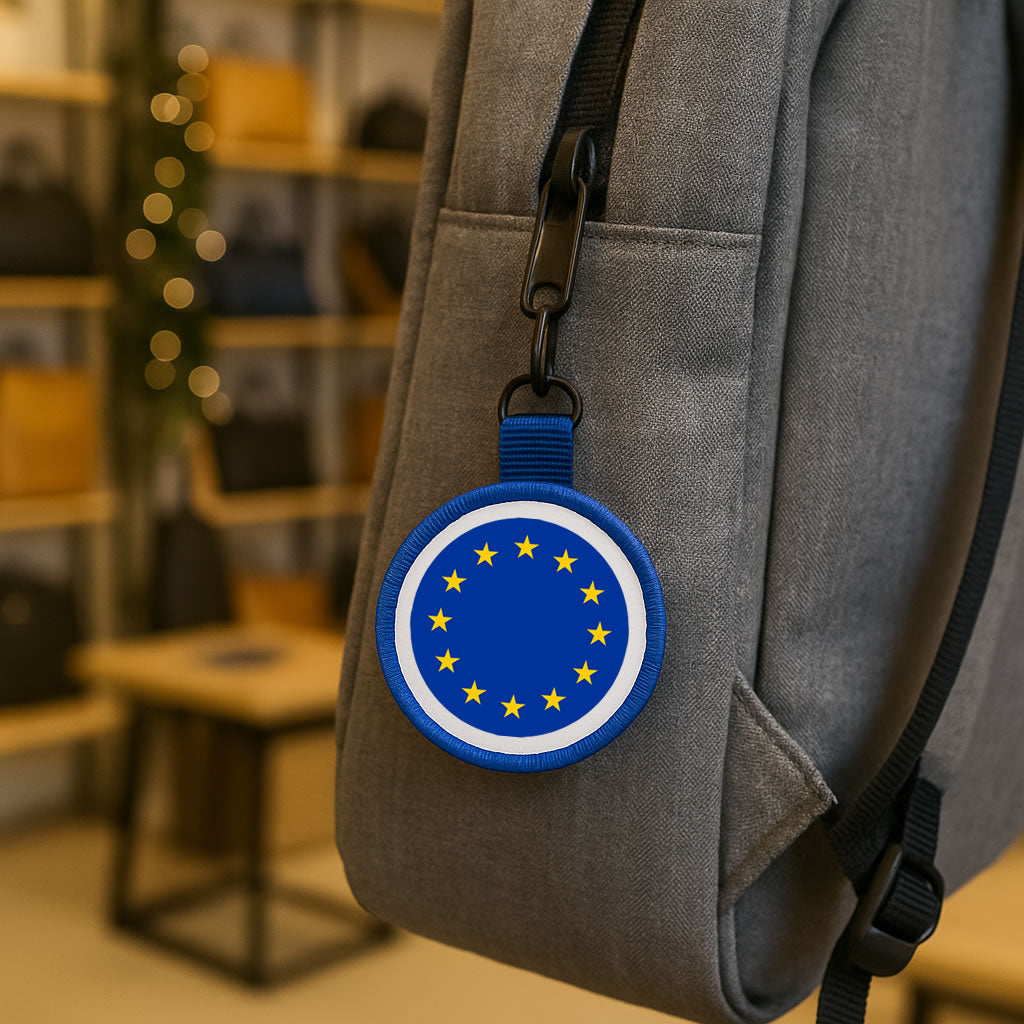 Europe Flag Luggage Tag / Circle TAG