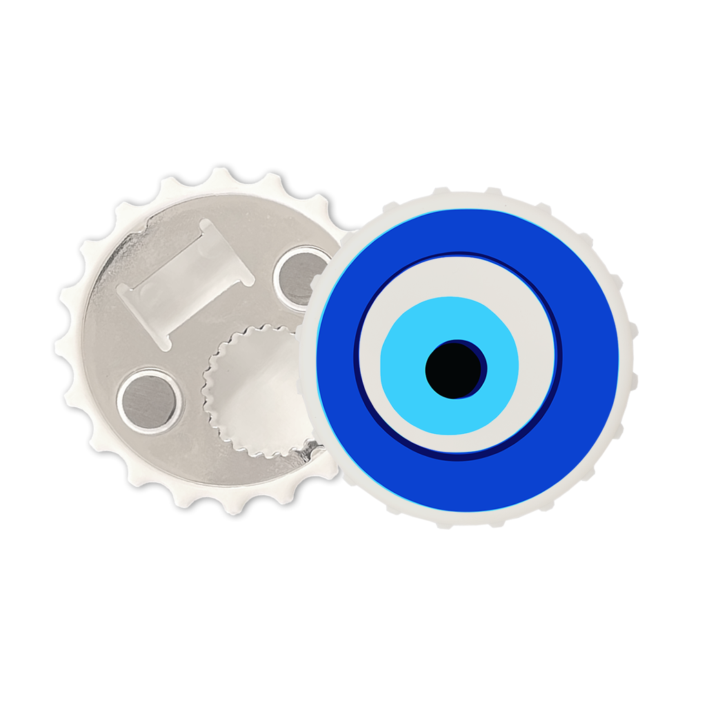 Evil Eye Magnetic bottle cap opener fridge magnet Greek eye