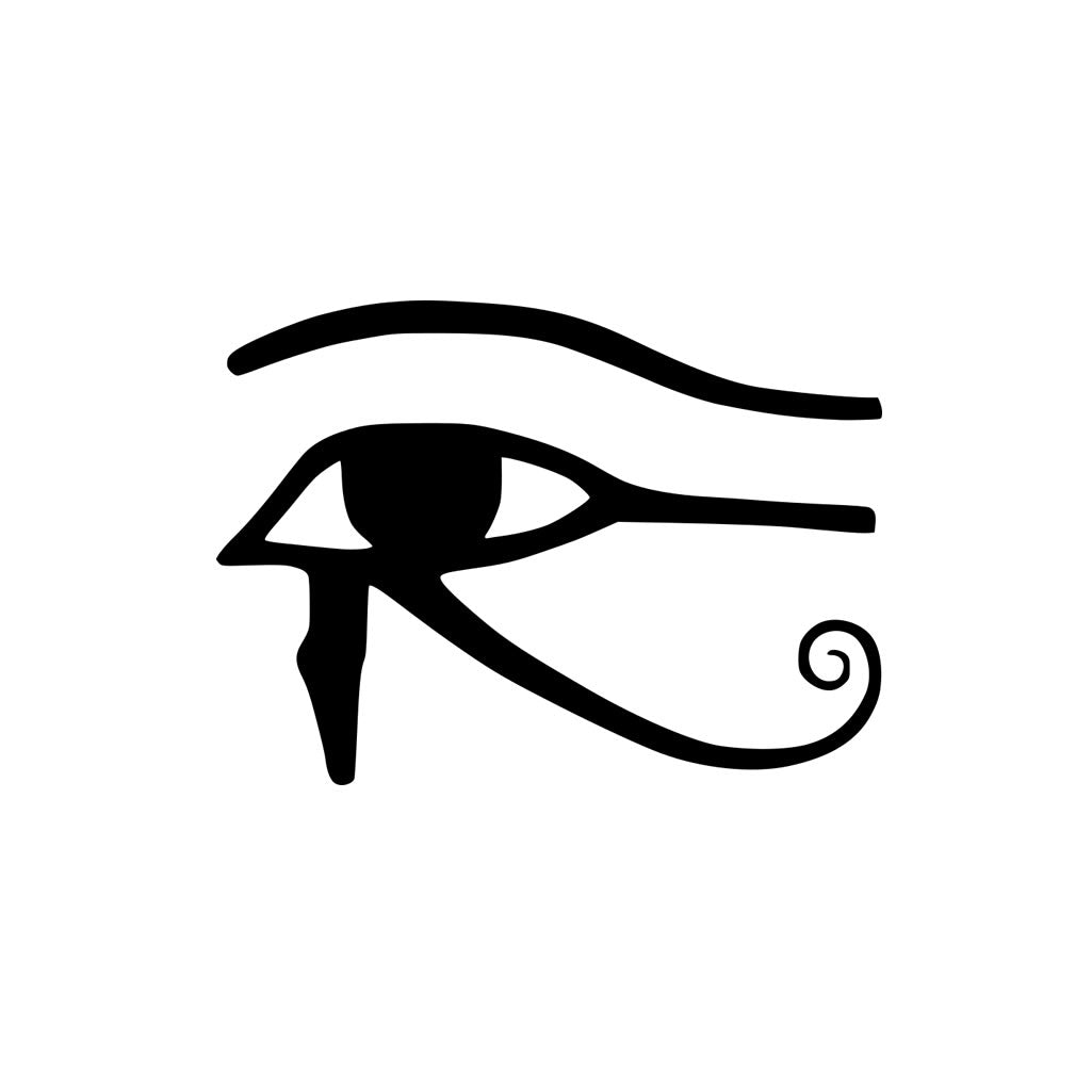 2 x Eye of Horus Iron on Transfer for fabric Egypt Goddess sign Eye of Ra