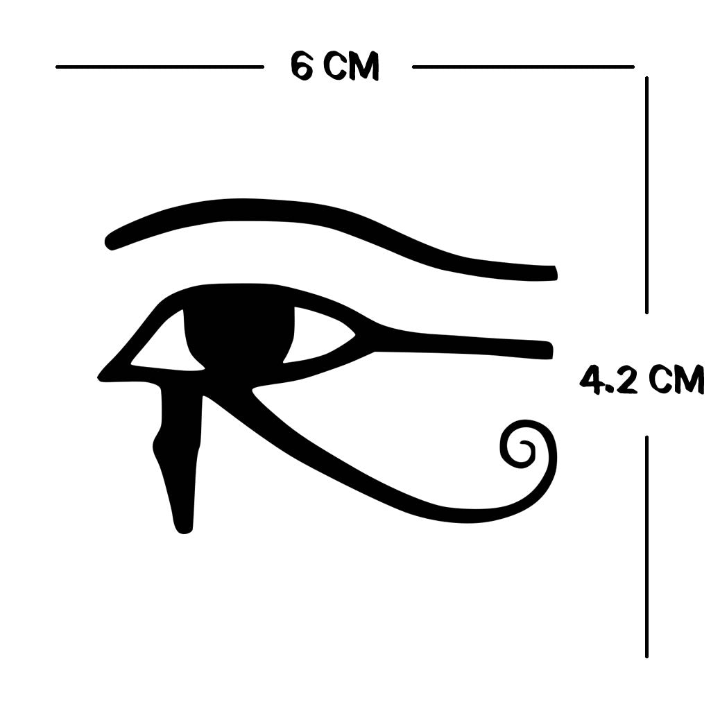 2 x Eye of Horus Iron on Transfer for fabric Egypt Goddess sign Eye of Ra