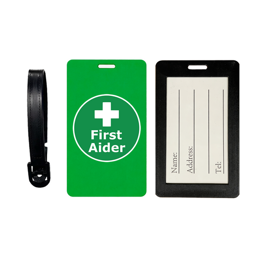 First Aider Suitcase Tag – Luggage Tag Travel ID Bag Tag first aid