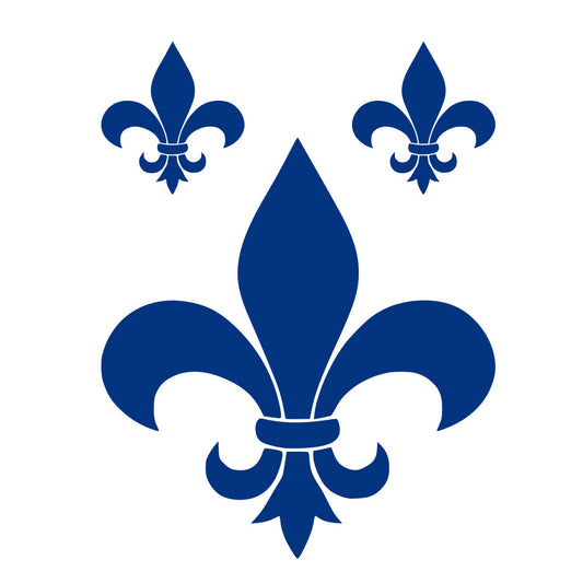 3 X Fleur de lis TEMPORARY TATTOO  long lasting waterproof tats French symbol