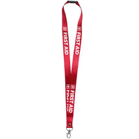 First Aid printed Lanyard neck strap, ID HOLDER included Safety Breakaway Clip UK Stock