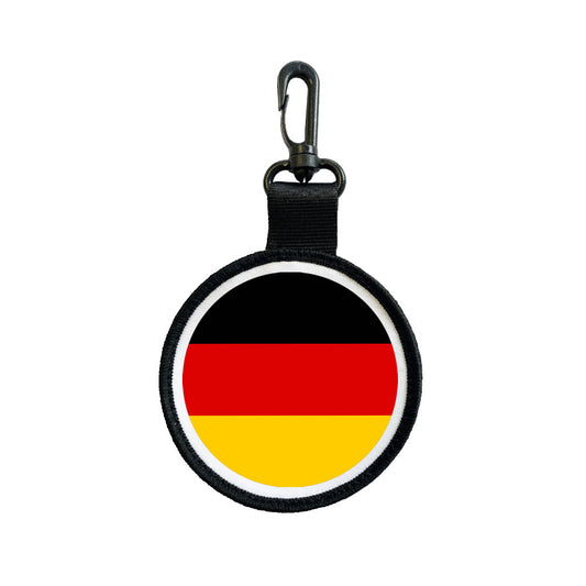 German Flag Luggage Tag Pull Bag Key Ring Keyring bag charm Germany Team