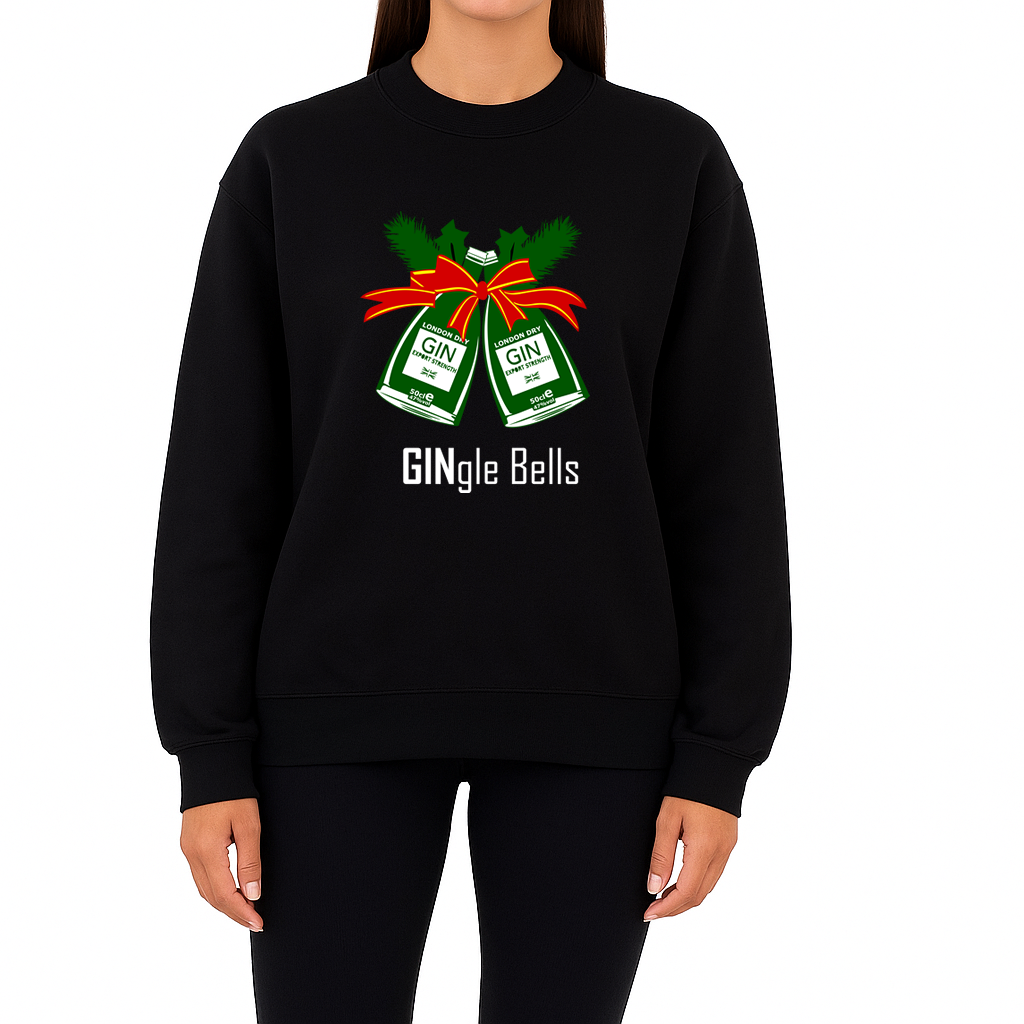 Jingle Bells unisex Christmas jumper Sweatshirt Xmas gift Gingle Bells