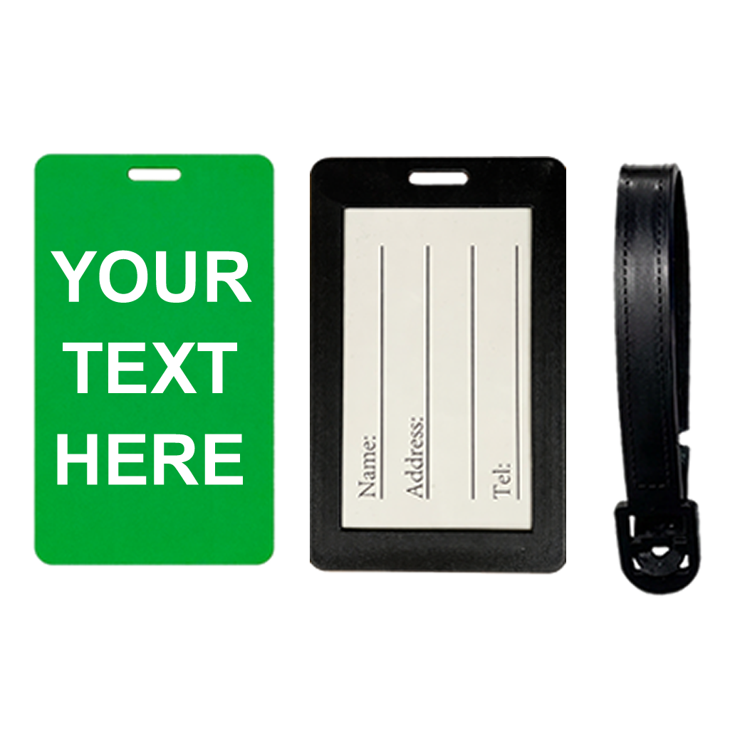 Custom Suitcase Tags, Personalised Stylish Luggage Tag, Easy to Spot