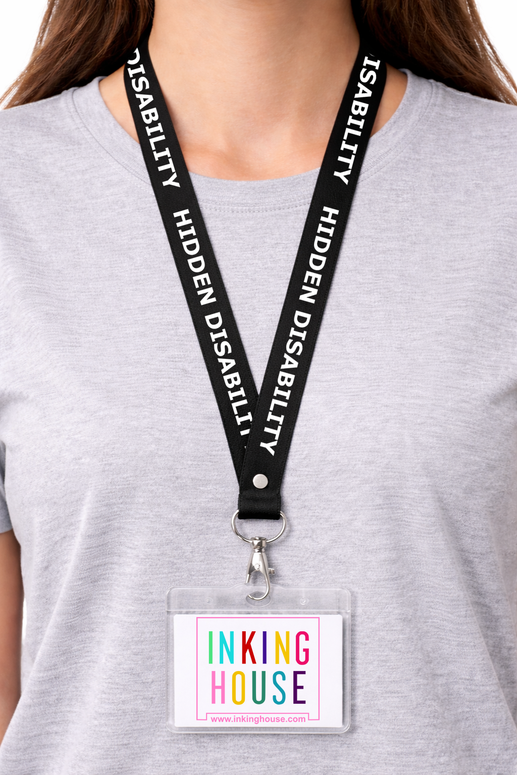 Hidden Disability printed Lanyard