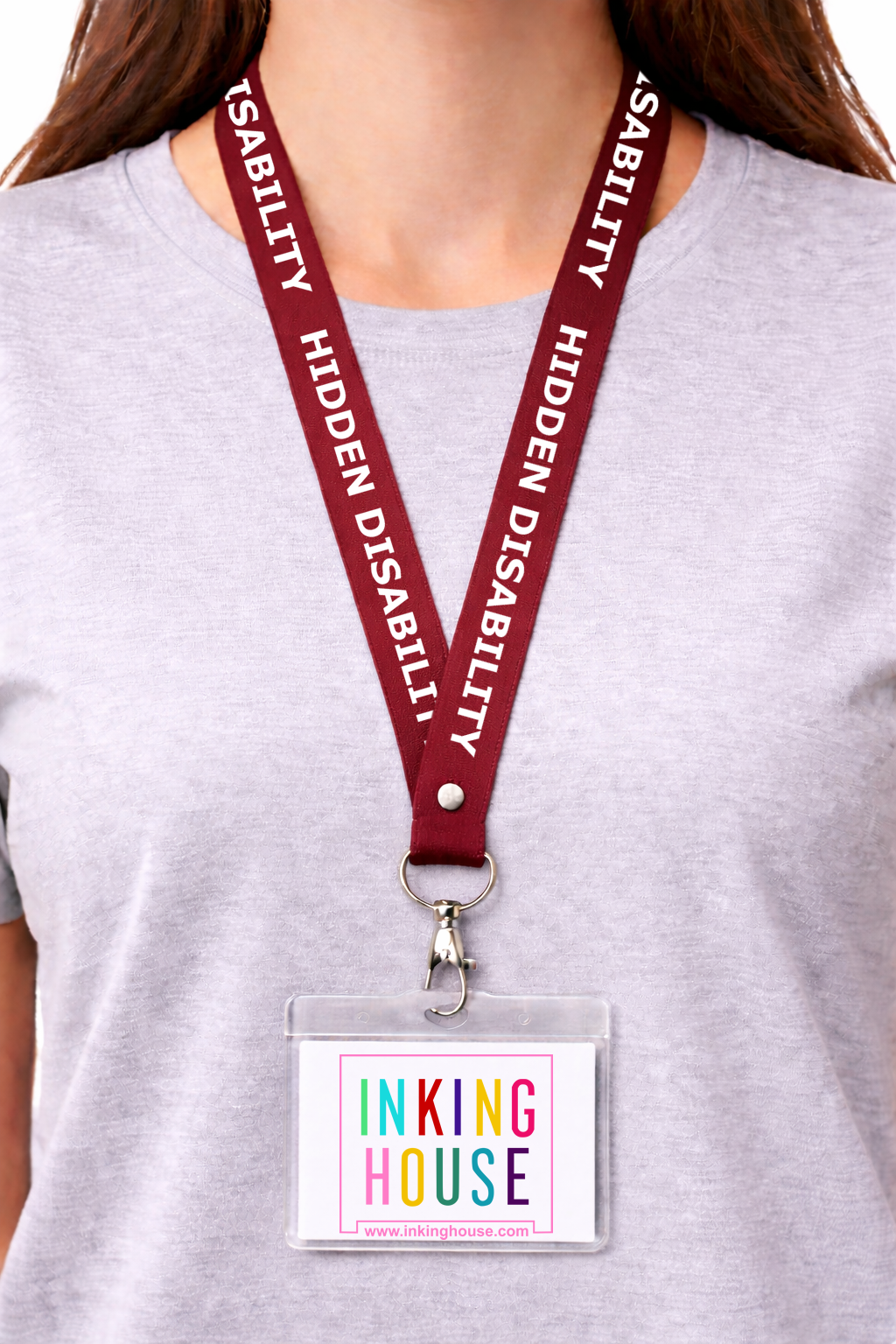 Hidden Disability printed Lanyard
