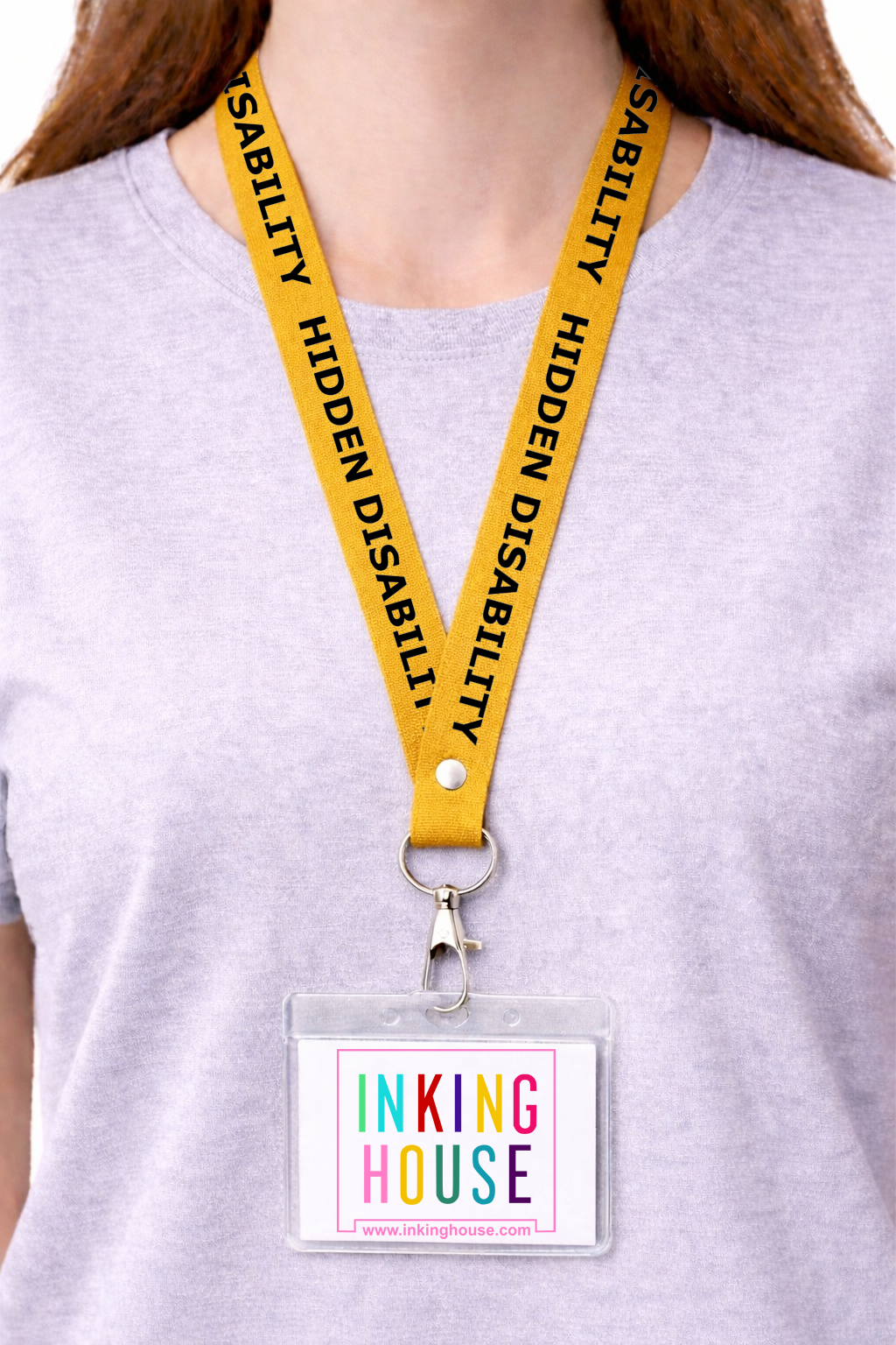 Hidden Disability printed Lanyard