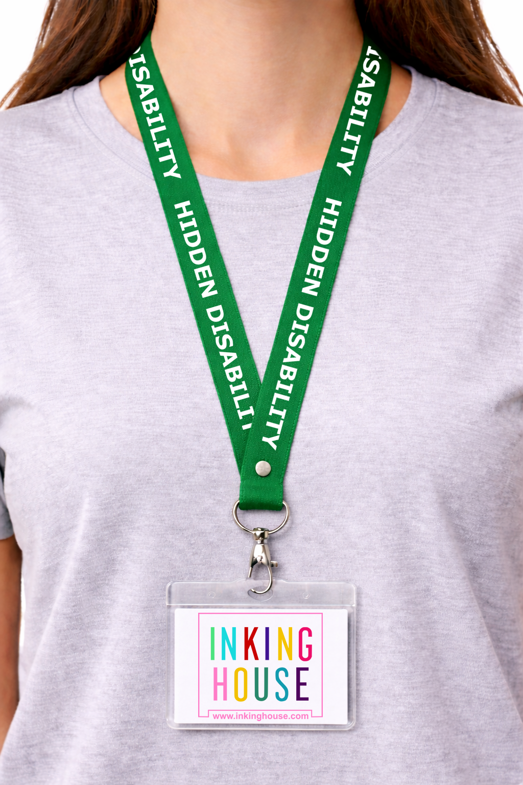 Hidden Disability printed Lanyard