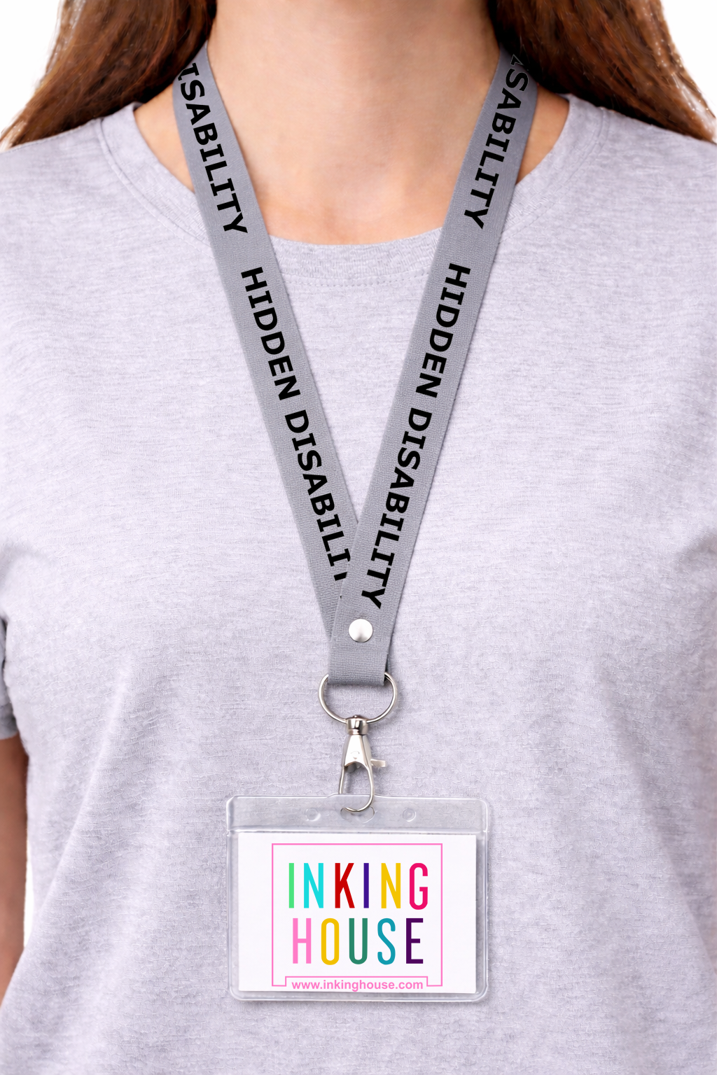 Hidden Disability printed Lanyard
