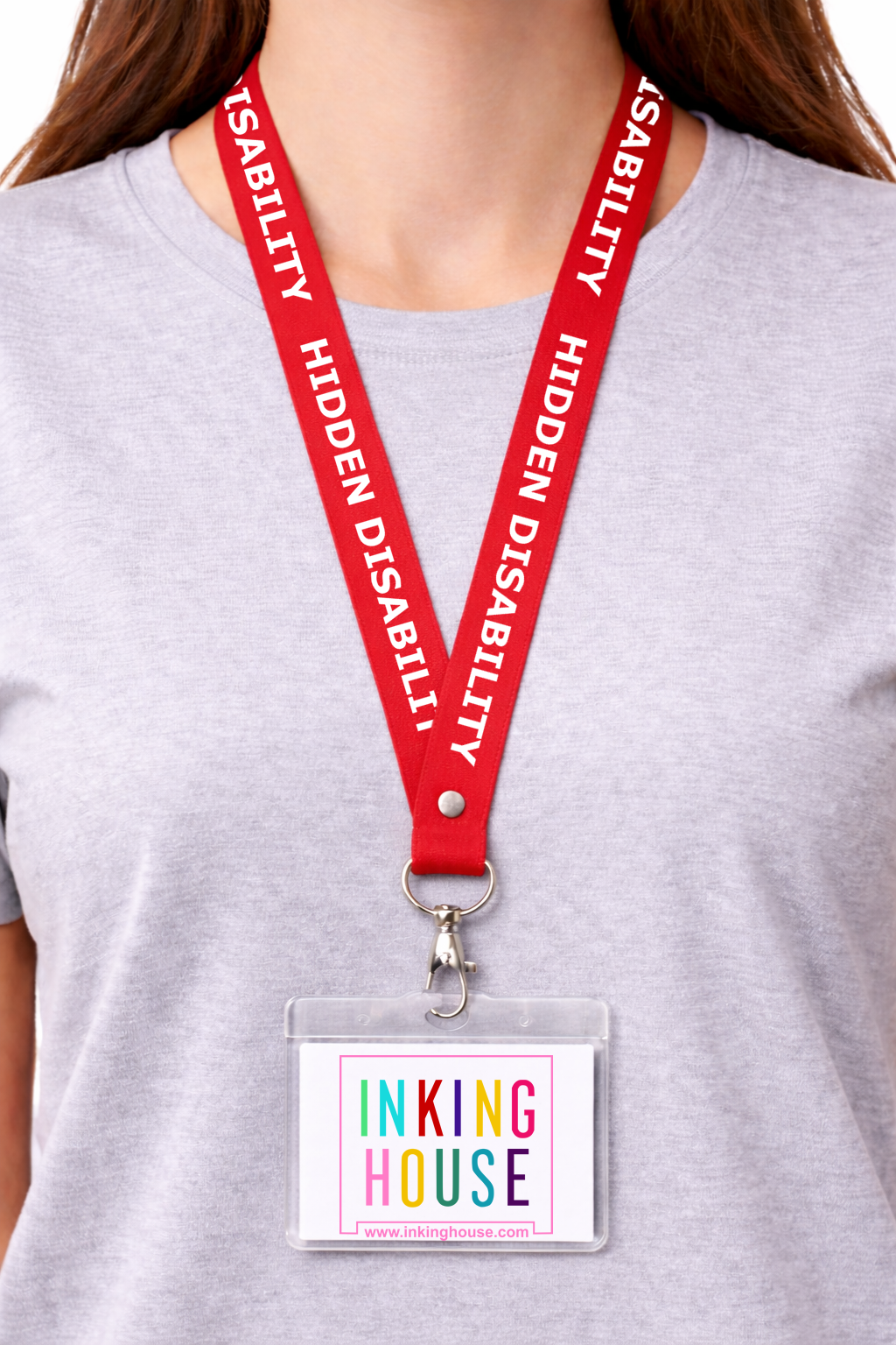 Hidden Disability printed Lanyard