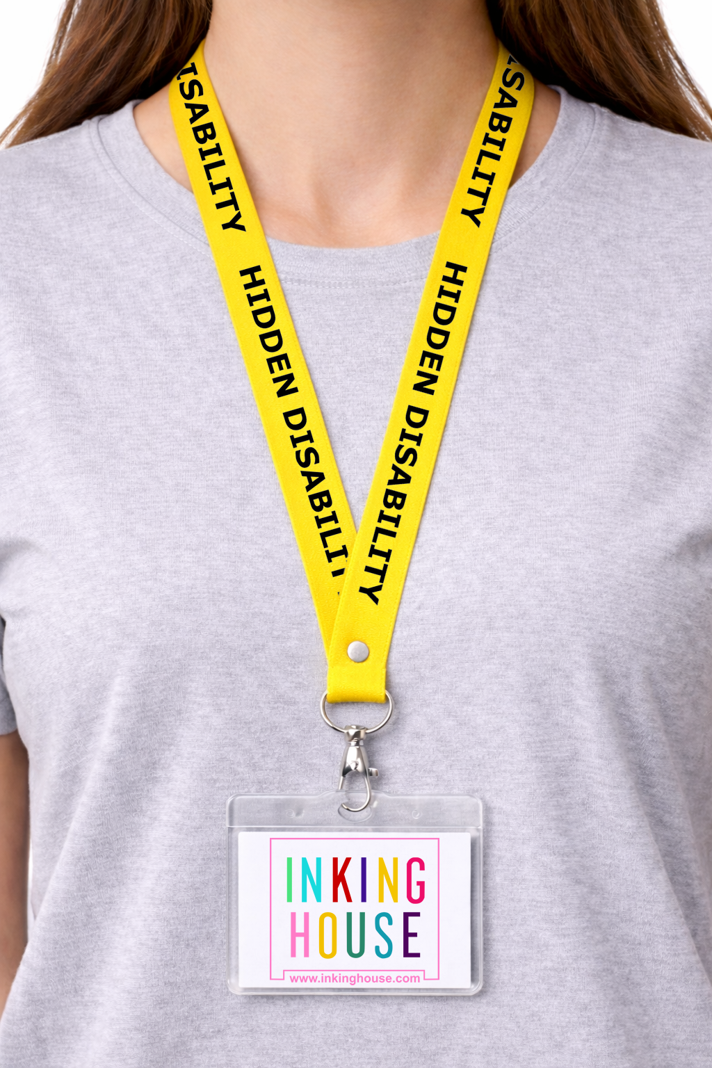 Hidden Disability printed Lanyard