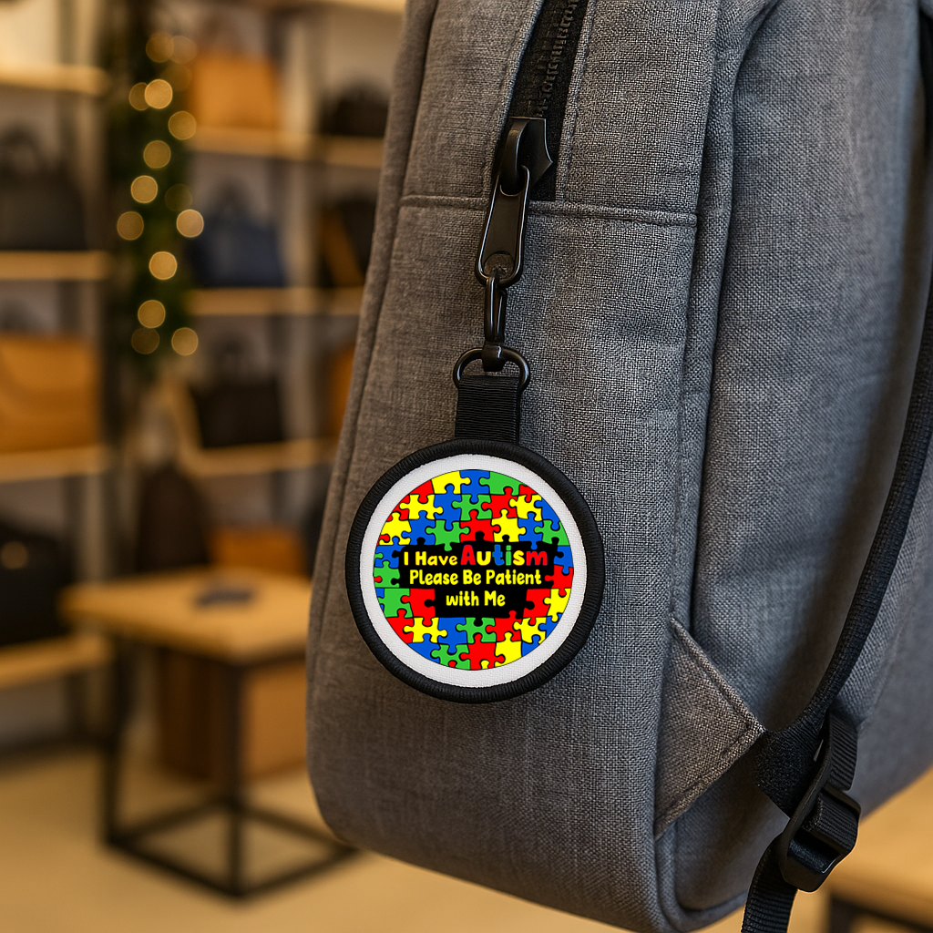 I have autism please be patient with me Bag / Luggage TAG