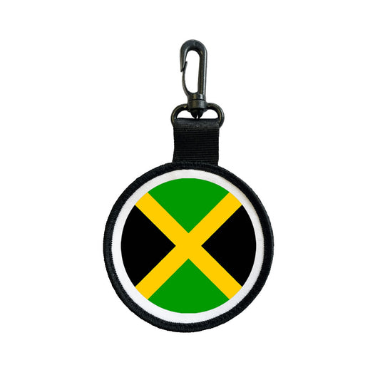 Jamaica Flag Luggage Tag Pull Bag Key Ring Keyring Jamaican
