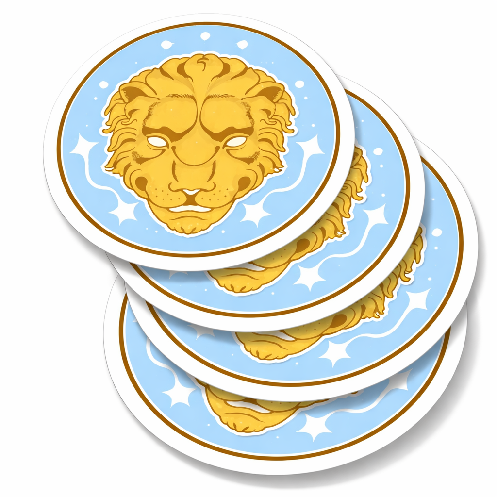 4 x Your zodiac star sign Vinyl Sticker Waterproof Matte label
