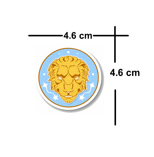 4 x Your zodiac star sign Vinyl Sticker Waterproof Matte label