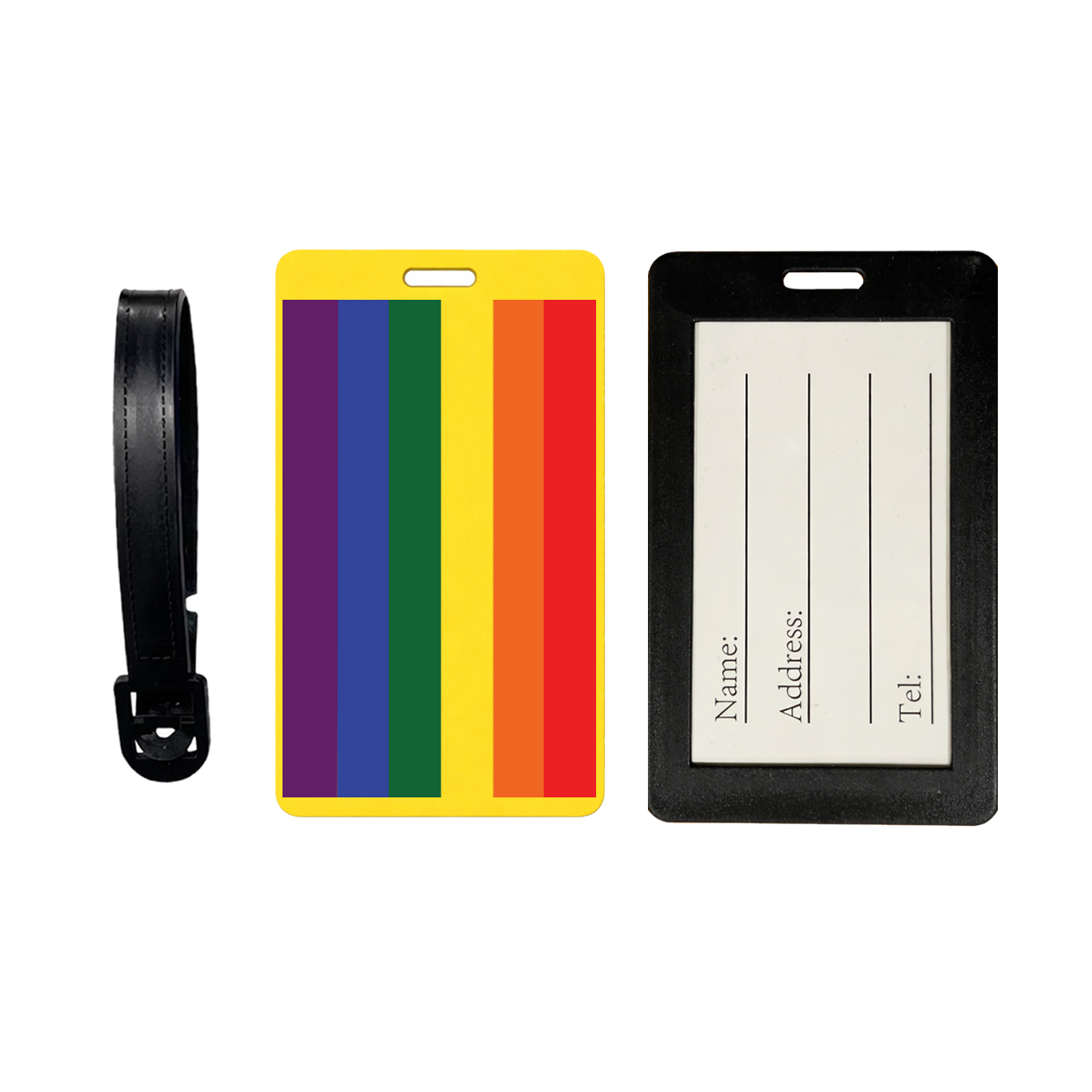 LGBT Rainbow Suitcase Tag,  Luggage Tag, Travel ID Bag LGBTQ gay pride