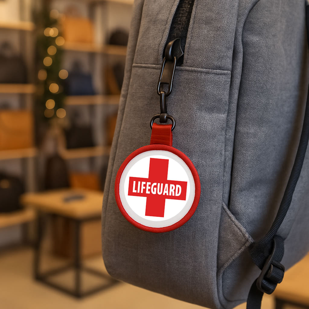 LIFEGUARD Tag Pull Bag Key Ring Keyring RED CROSS FIRST REDPONDER MEDIC