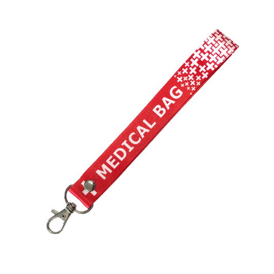 Medical Bag Chain Keyring Luggage Tag Zipper Pull Bag Key Ring Medic cross