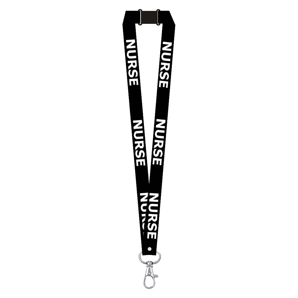 Nurse printed Lanyard neck strap, ID HOLDER Safety Breakaway Clip UK Stock Nhs health worker carer staff