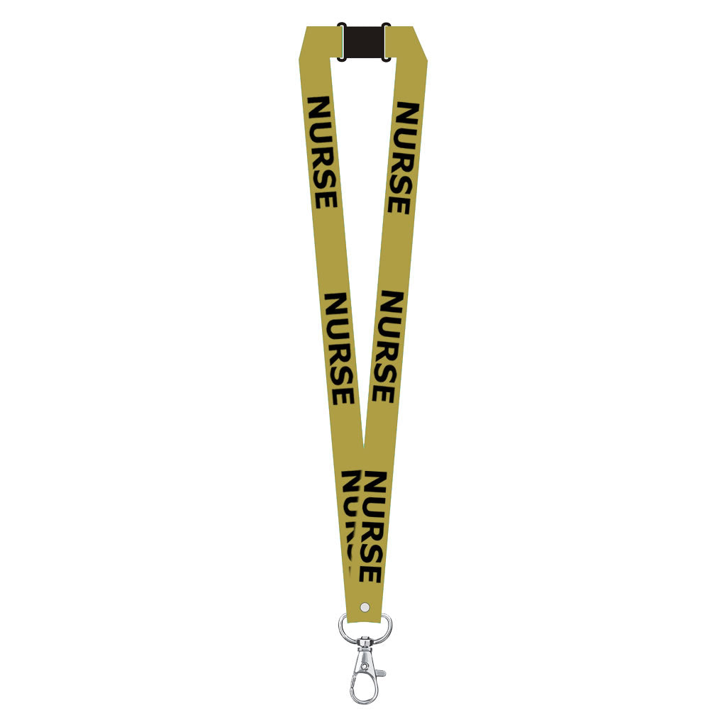 Nurse printed Lanyard neck strap, ID HOLDER Safety Breakaway Clip UK Stock Nhs health worker carer staff
