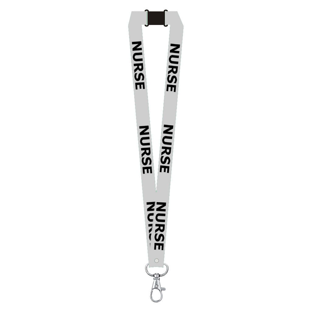 Nurse printed Lanyard neck strap, ID HOLDER Safety Breakaway Clip UK Stock Nhs health worker carer staff